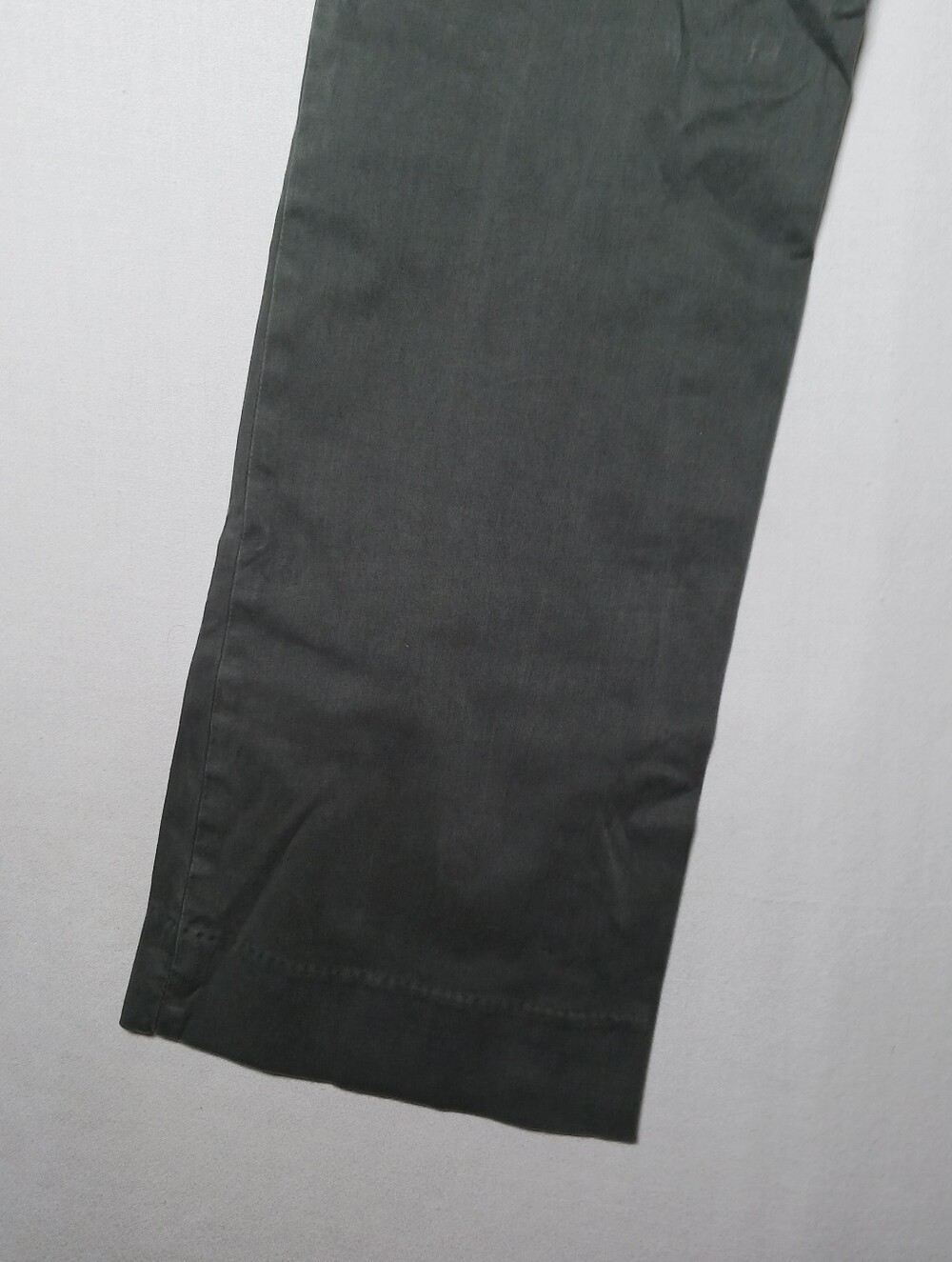 Lila Ryan The Jenalyn Bootcut Trousers 8P Brushed Sateen Olive 30X29 NWT - Picture 11 of 13